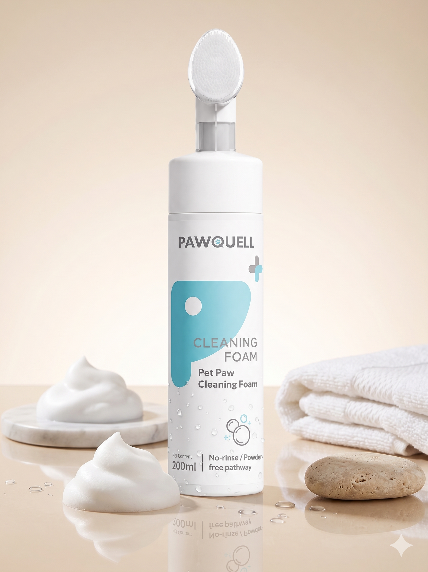 PawQuell No-Rinse Paw Cleaning Foam